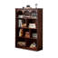 Vitrines en bois massif marron