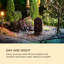 Outdoor Natural Stone Weather Resistant Rock Fountain with Lights