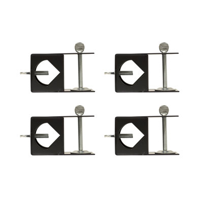 TIKI® Brand 4 Inch Accessory Metal Torch Deck Clamp Black
