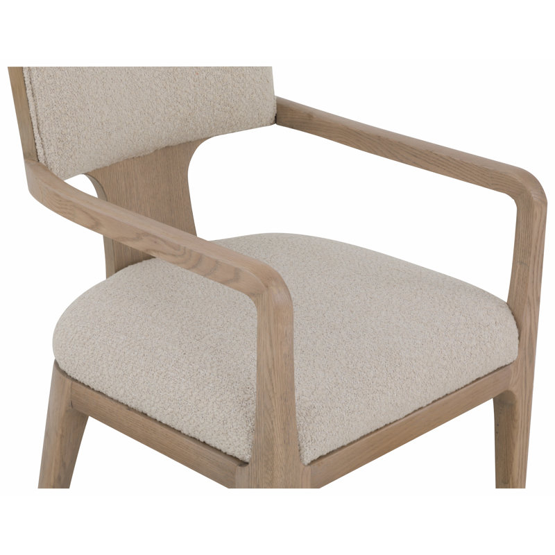 Chaise avec accoudoirs Everett, Saule 9953, Amande chamois