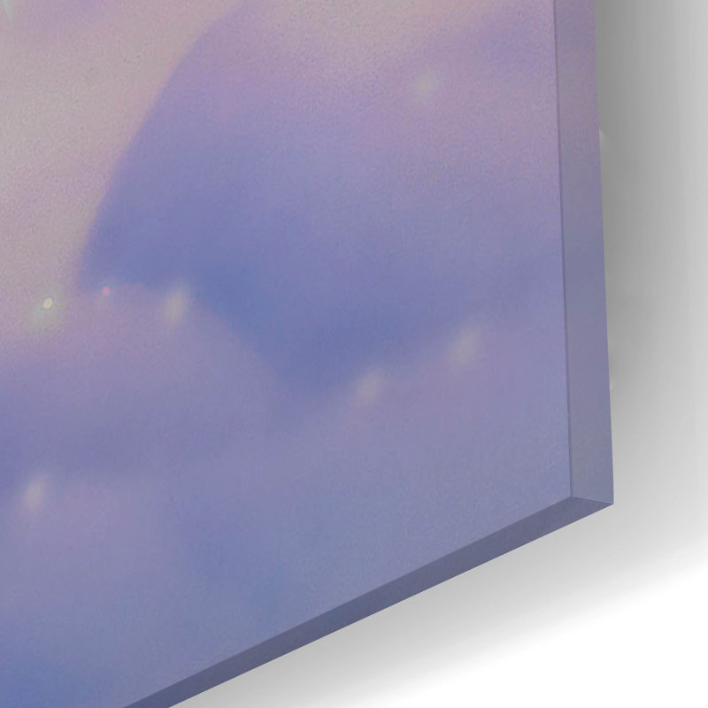 Art mural en verre Trinx «Aurora Baby» par Kirk Reinert, H 16 po x l 12 po x P 0,13 po
