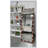 Hollywood Full Length Mirror With Lights, 3 Color Modes, Touch Control, Walnut Finish, 62.6X23.3 Inch