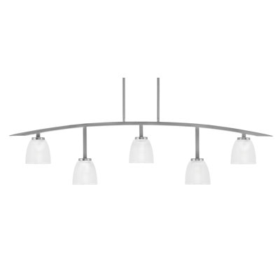 Kurve 5 Light Bar Shown In Graphite Finish With 5" Glass