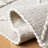 Casablanca Hand Loomed Wool/Cotton Geometric Rug in Ivory-1028005637