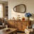 Solid Wood Irregular Wall Mirror-1112668645-1112668575