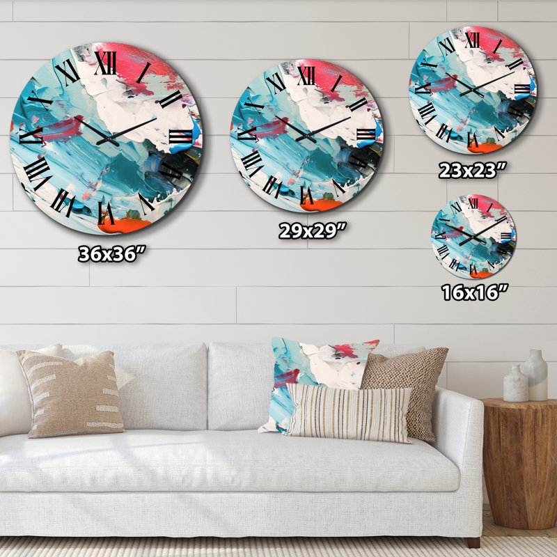 Horloge murale Winter of Delightful Uncert certaine, Très grand