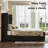 Deep Tufted Headboard Upholstered Wingback Bed-1104464853-1077938632