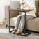 Gilsum Wood C Table End Table with Metal Base for Sofa, Bed Side