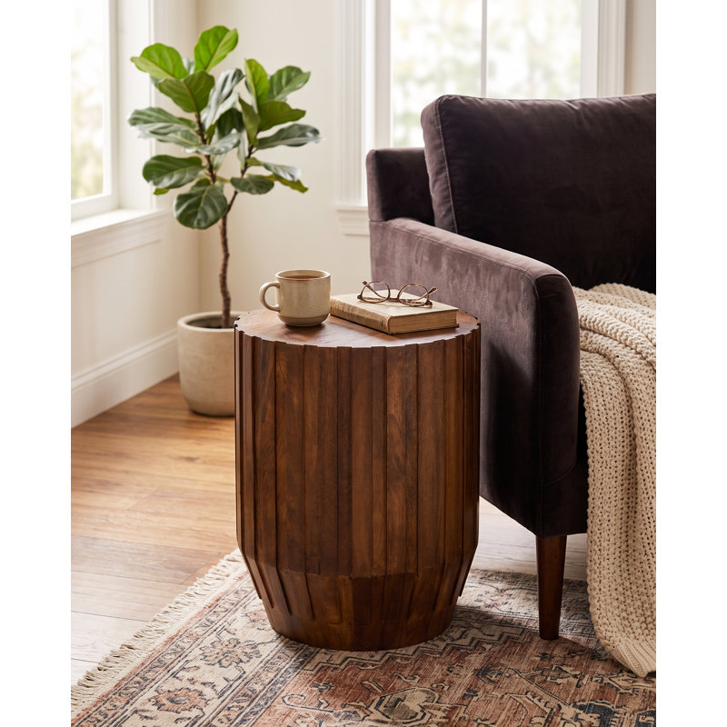 Cask Walnut End Table
