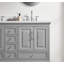 Meuble-lavabo double autoportant de 60 po avec pierre artificielle entièrement assemblé-61893495