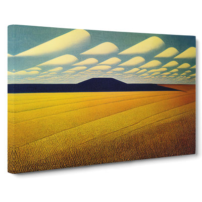 Enviable Wheat Field - Wrapped Canvas