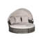 Lit de jour pour l'extérieur, construction, coussins confortables, table de loisir avec auvent, fabrication hydrofuge-303431124