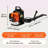 Backpack Leaf Blower 62CC 2-Cycle Gas Leaf Blower 1110CFM Air Volume