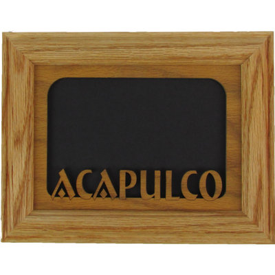 Oak Solid Wood Picture Frame with Mat