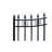 Steel Single Swing Driveway Gate - ST. LOUIS Style-474155077