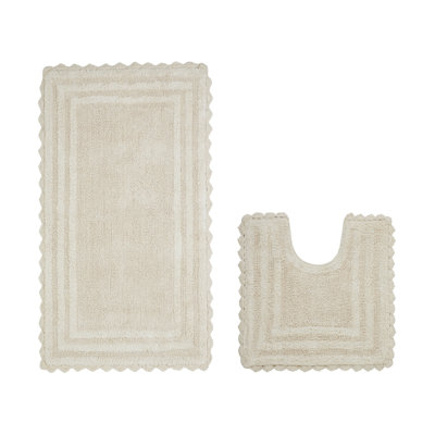 Ensemble de tapis de salle de bain 2 pièces Jatia