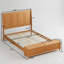 Lit-bateau haut en bois massif avec banc de rangement, pas de sommier tapissier nécessaire-672459075-672459135