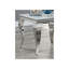 Pieds de style cabriole en acier inoxydable Glam