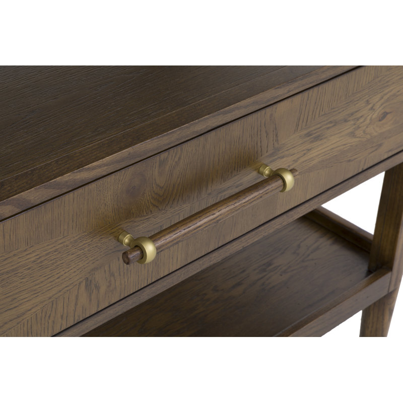 Maxwell 1 - Drawer Solid Wood Nightstand, Caramel