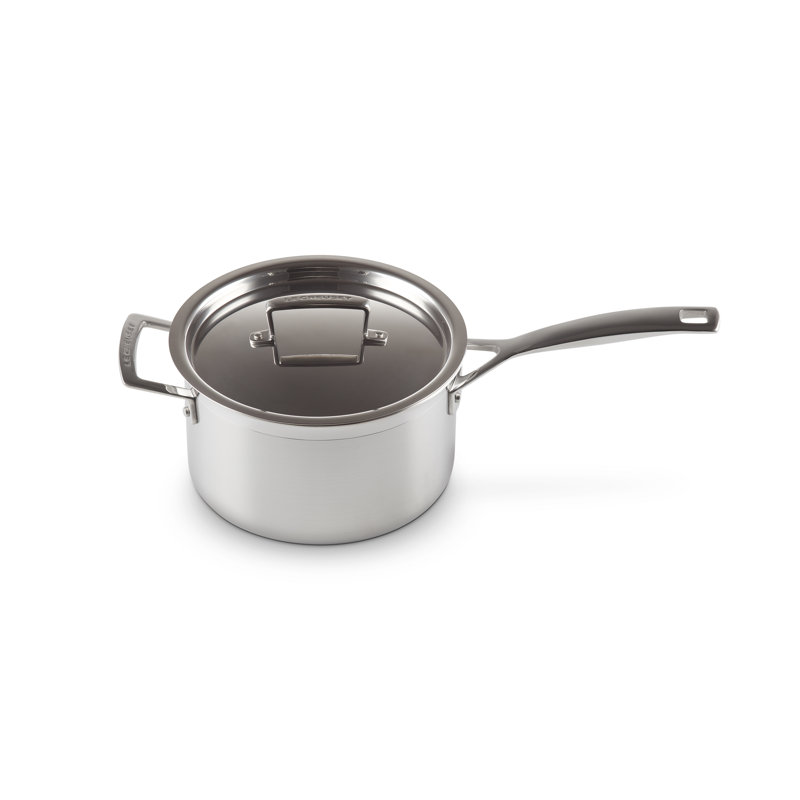 Le Creuset 3-Ply Stainless Steel Saucepan, 20cm