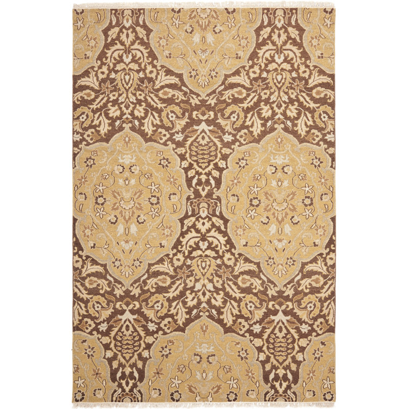 Tapis floral en laine Truett, Rectangle 8 pi x 10 pi