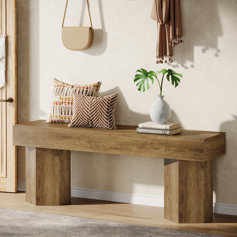 41" Farmhouse Entryway Bench