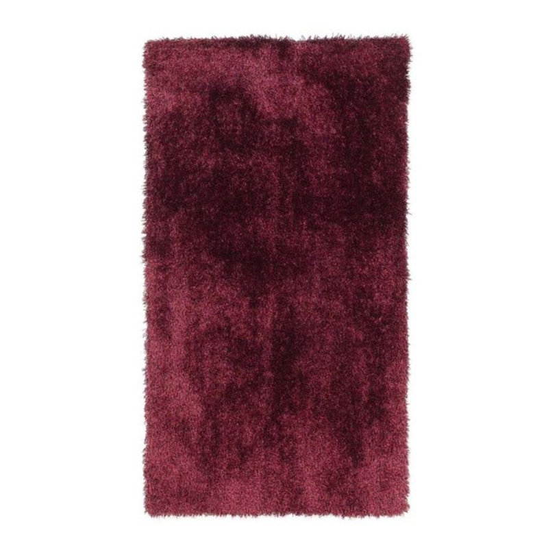 Shaggy Aubergine Rug, Rectangle 110 x 170cm
