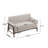 Bryshaun Linen Flare Arm Loveseat-924906638-924906626