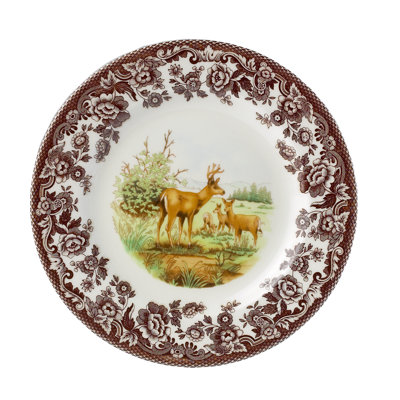 Assiette à dîner 10,5 po Spode Woodland