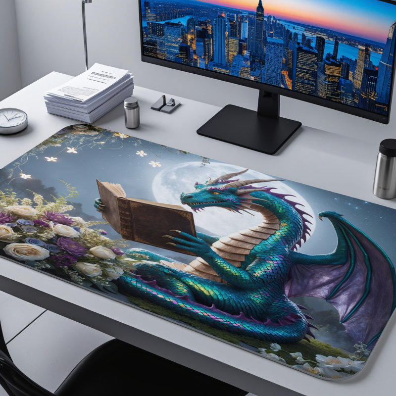 Polyester Desk Pad, 31.5x15.5