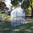 Gulianna 4.5' x 2' x 6.5' Outdoor Portable Walk-In Greenhouse with 4 Shelves with a Clear Cover