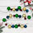 Ornament String Christmas Lights - Warm White LED - 3' Clear Wire - 10Ct-103688436