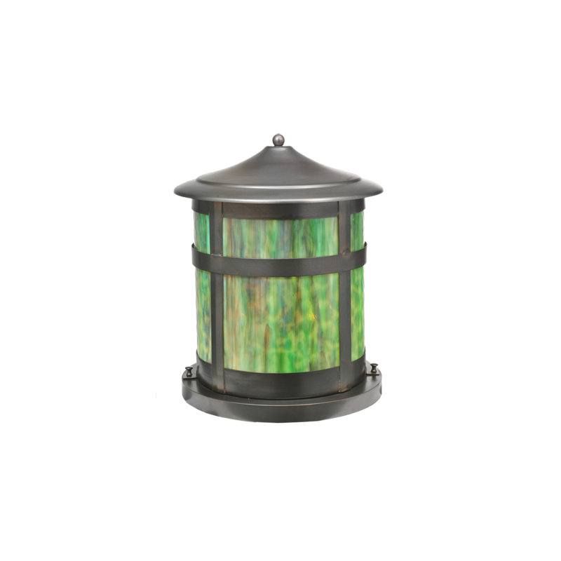 Fulton Double Bar Mission Colorful Pier Mount Light