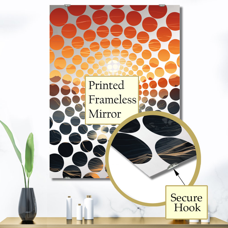 Goldsby - Miroir mural Big Desert MIR140824, 40 po x 30 po