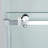 Frameless Single Sliding Shower Doors, 44-48" W X 76" H With 5/16" Clear Tempered Glass And Explosion-Proof Film-102630234