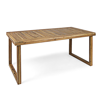 Outdoor Wood Dining Table