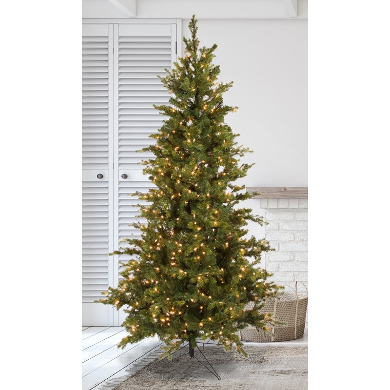 Prelit Lighted Artificial Christmas Tree, 9' H