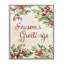 Season's Greetings Holly Berries, giclée encadrée, design par Nicole DeCamp-159695229-159695228
