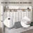 Bed Frame with Storage Drawers Pockets and Galaxy Star Projector Upholstered Wingback Headboard-1992529690-1992529689