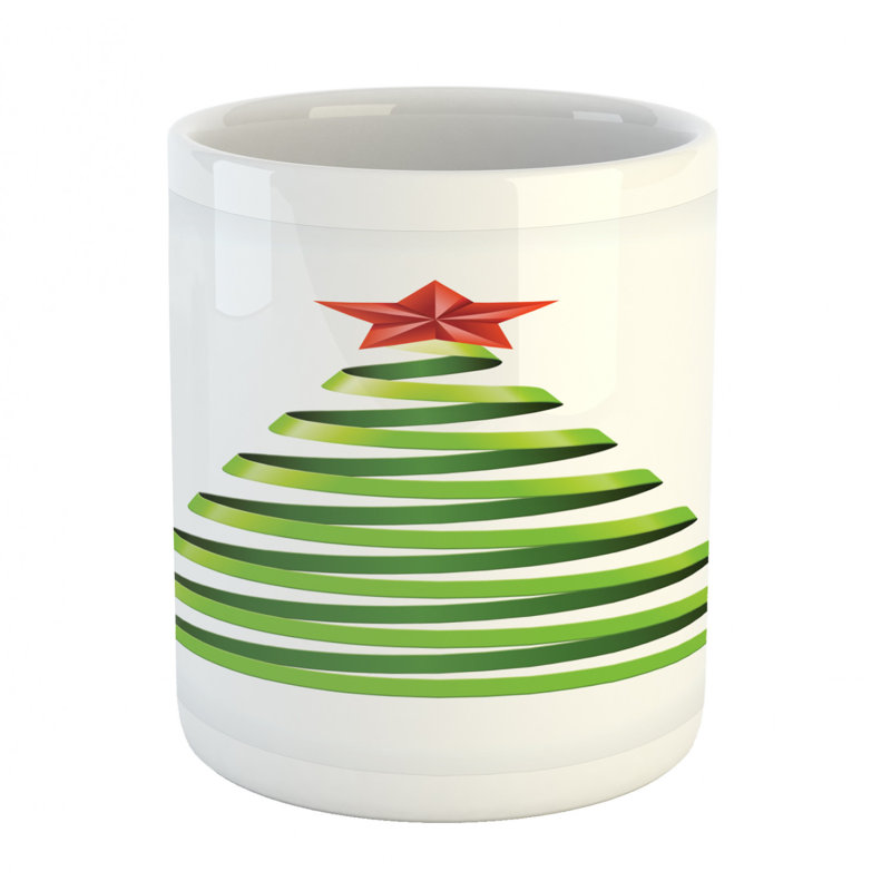 Tasse à café ribbon design