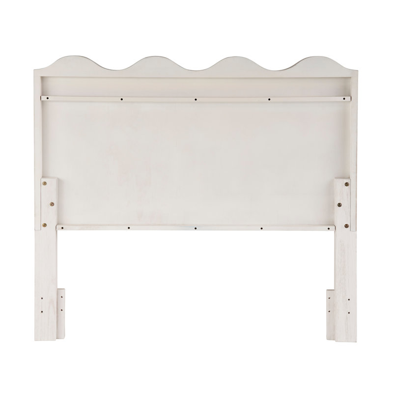 Surf City Panel Headboard, Queen, White Sand