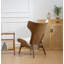 Fauteuil à oreilles capitonné Lexey-1751323275