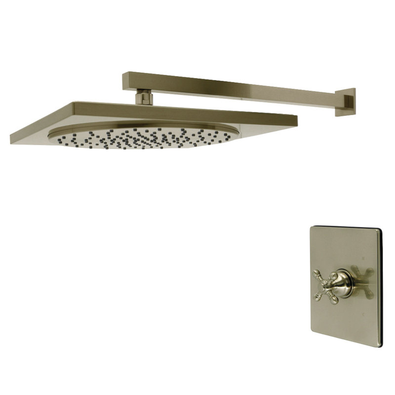 Kingston Brass Metropolitan Single-Handle Pressure Balanced Shower Faucet, Brushed Nickel
