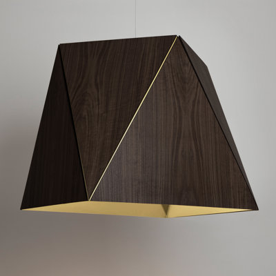 Lustre géométrique unique à 4 lumières Calx