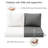 Wynee Outdoor 5'' Loveseat Cushions Bench Seat / Back Cushion, Only Cushions-2081911687