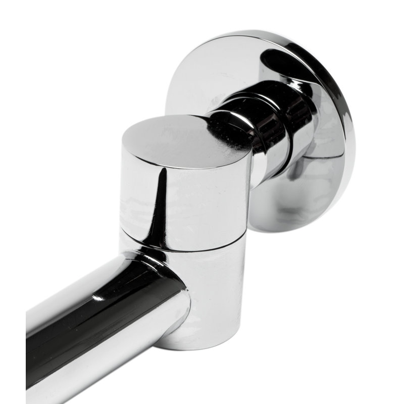 Bec de baignoire mural, Chrome poli