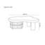 Table basse simple et tendance avec tiroirs