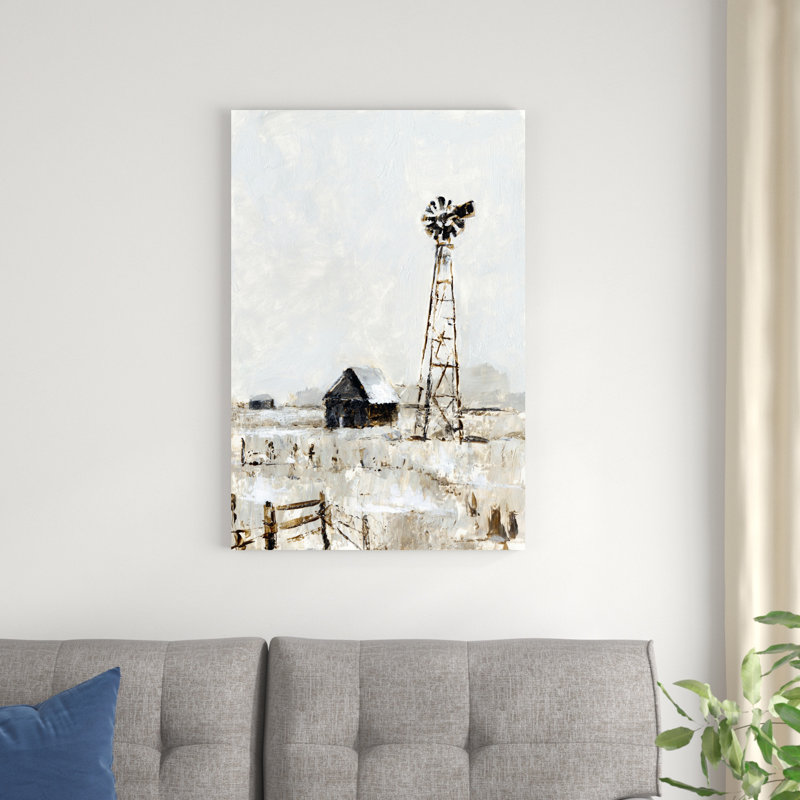 «Rustic Prairie II» par Ethan Harper - peinture sur toile tendue, H 36 po x l 24 po