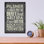  «Beer Sign 2» par Erin Clark, art mural en verre acrylique, 12 po x 16 po