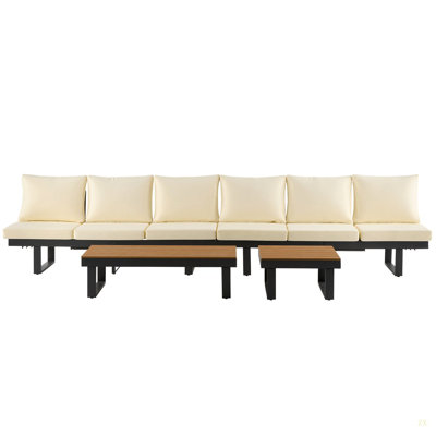 Ensemble de conversation pour canapé modulaire d'extérieur